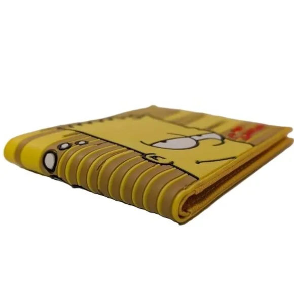 Bart Simpson The Simpsons Yellow Embossed Bifold Wallet - Picture 6 of 8